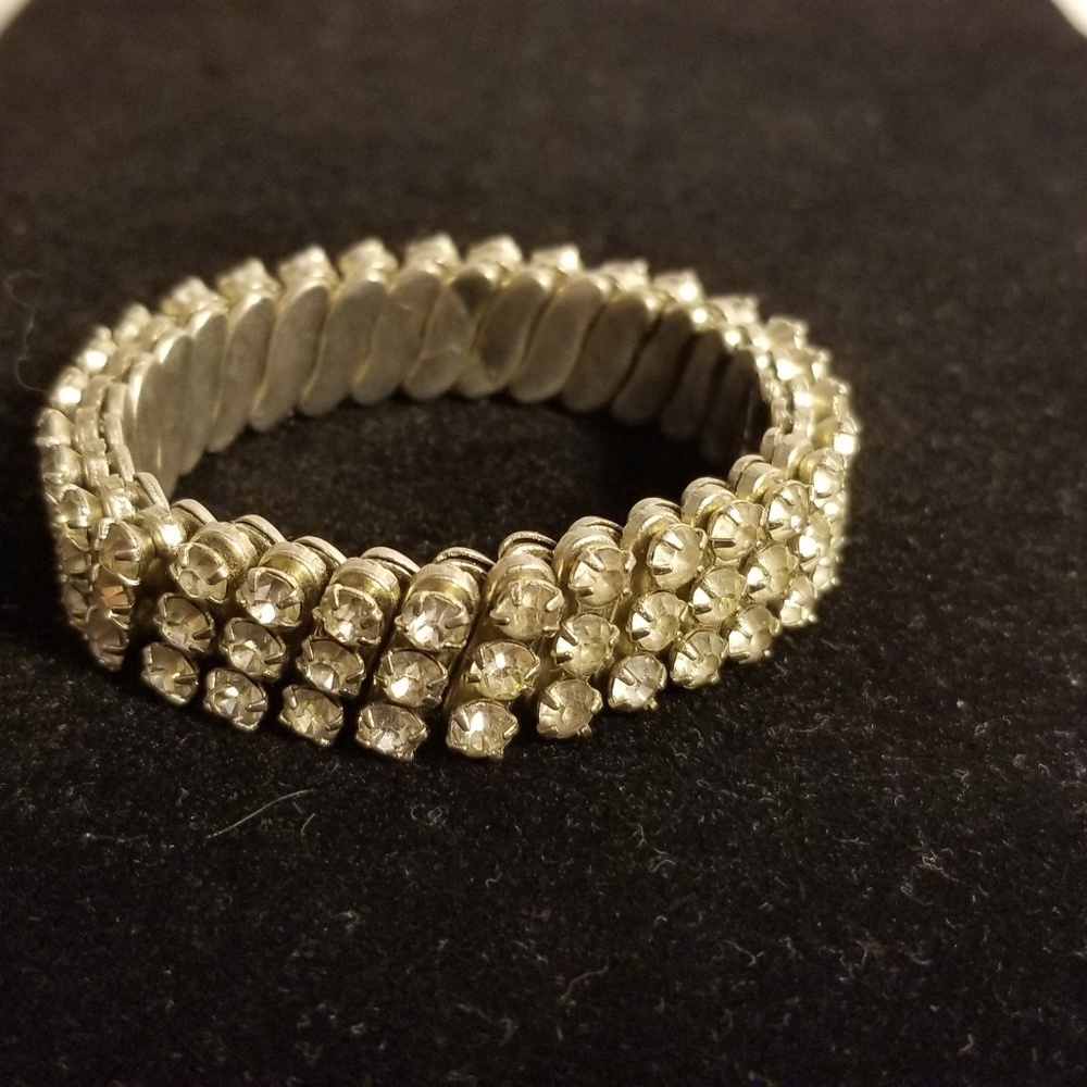 Vintage Faux Diamond Bracelet